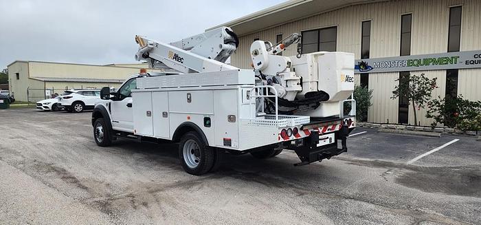 Used Altec AT41M Bucket Boom on 2018 Ford F550 Reg Cab Utility Truck - 99941