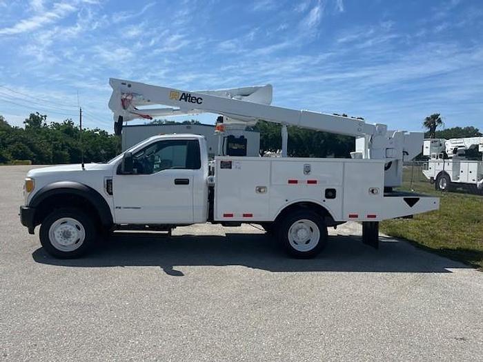 Used Altec AT40G 45ft Bucket Boom on 2017 Ford F550 Reg Cab Utility Truck - C05116