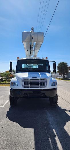 Used Altec AM55-MH Over Center Bucket Boom on 2014 Freightliner M2 106 4x4 Utility Truck - W9313