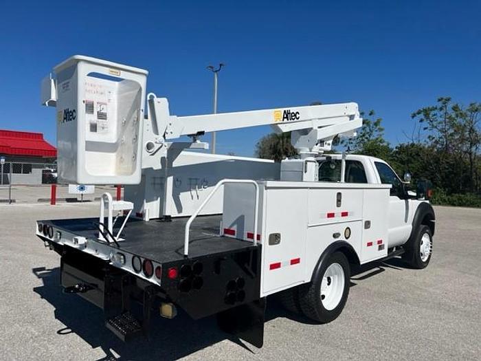 Used Altec AT200A 35ft Bucket Boom on 2014 Ford F450 Reg Cab Cable Truck