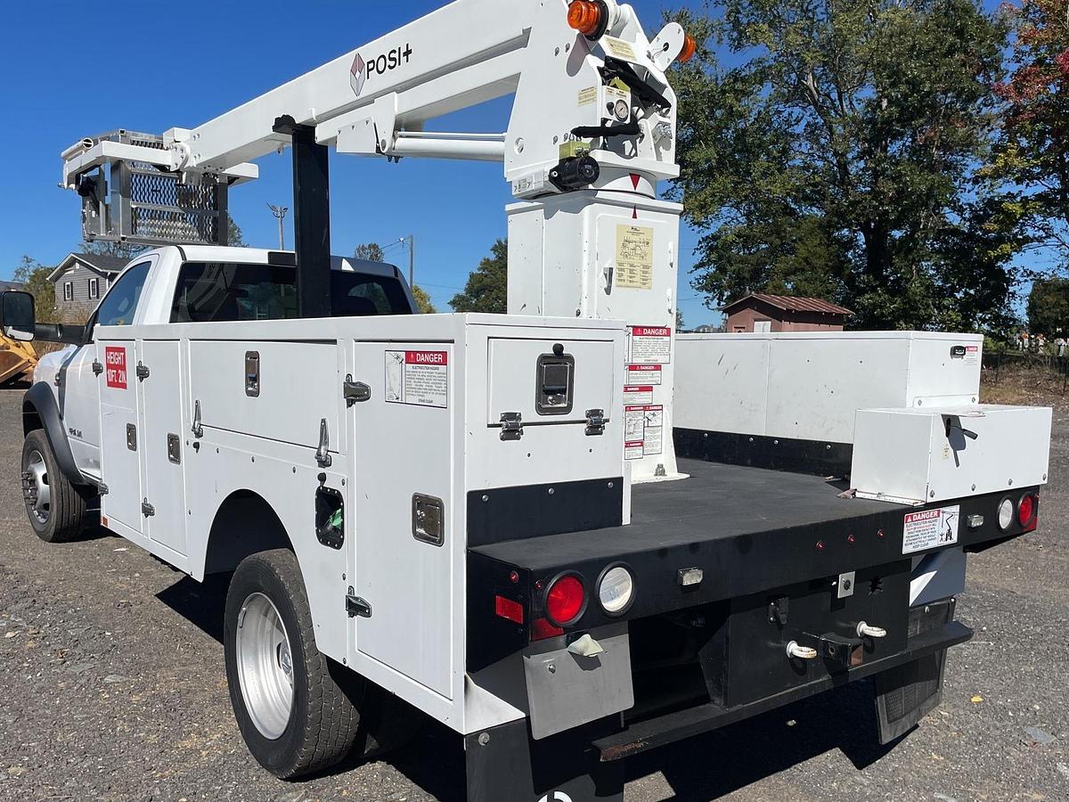 Used Posi-Plus 700-40 34 ft on 2022 Ram 5500 4x2 Cable Placer Bucket Truck - 38321