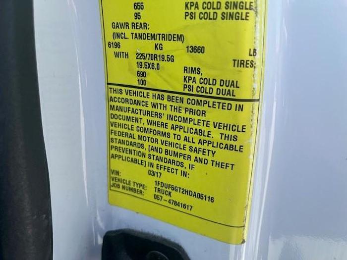 Used Altec AT40G 45ft Bucket Boom on 2017 Ford F550 Reg Cab Utility Truck - C05116