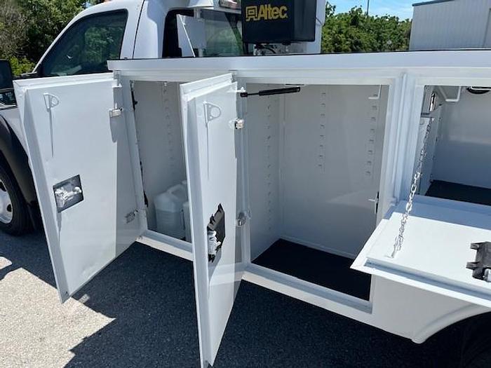 Used Altec AT40G 45ft Articulating Telescopic Boom on 2012 Ford F550 Regular Cab Utility Body - C49716