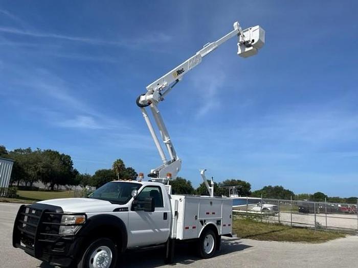Used Altec AT37G Bucket Bom on 2014 Ford F550 4X4 Utility Truck - C17995