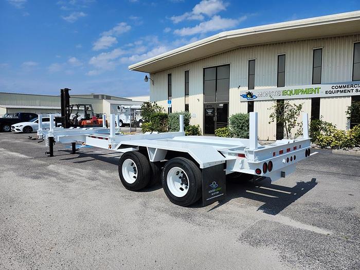 Used 2018 Butler BP3080 TA EB Extendable Pole Trailer H09385