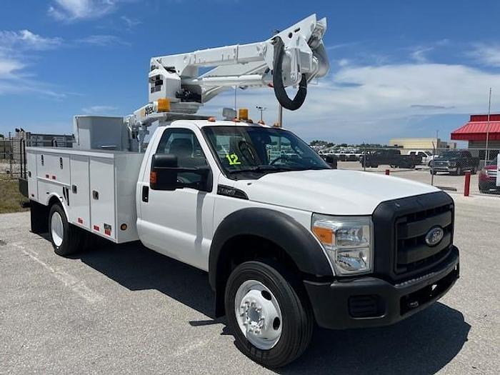 Used Altec AT40G 45ft Articulating Telescopic Boom on 2012 Ford F550 Regular Cab Utility Body - C49716