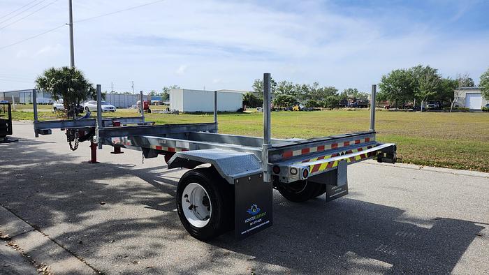 Used 2015 BROOKS BROTHERS PTB-111 17,600 lbs SA AB Extendable Pole Trailer - 74409