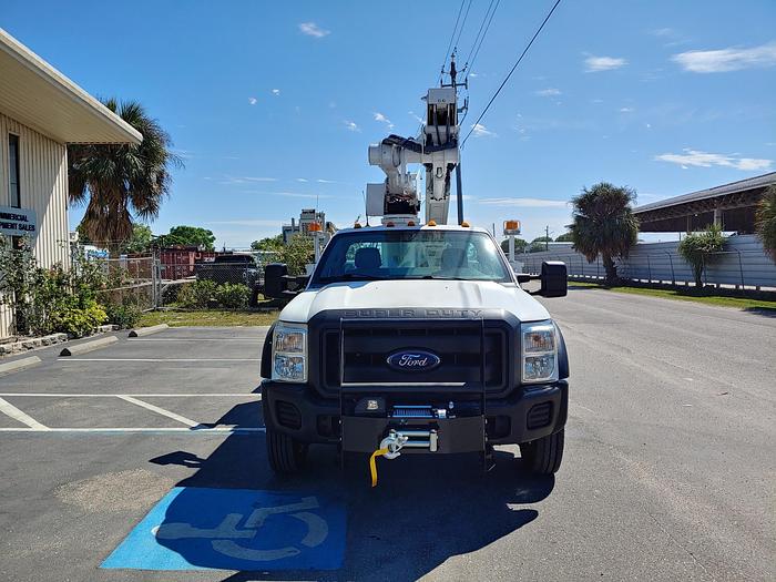 Used Altec AT40-MH 45ft Bucket Boom on 2015 Ford F550 Reg Cab Utility Truck - 65760