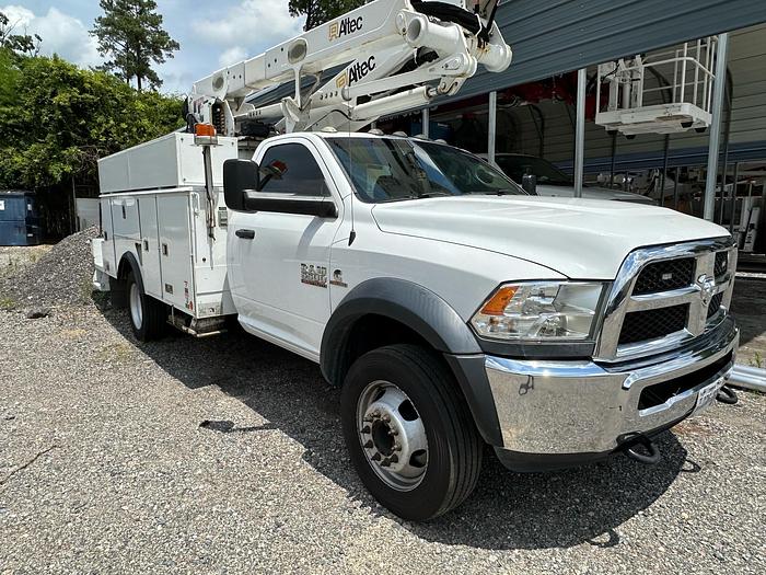 Used Altec AT48S Bucket Boom on 2016 Ram 5500 Reg Cab Utility Truck - M51791