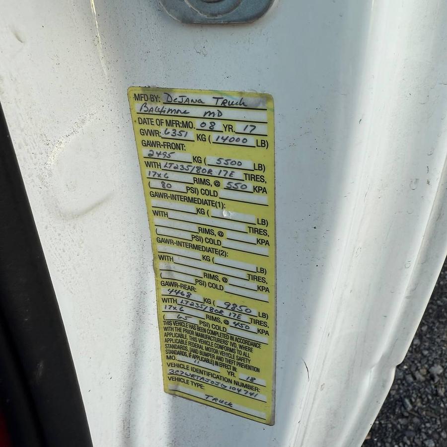 Used 2018 Ram 3500 4x4 Chipper Dump Truck - R04741