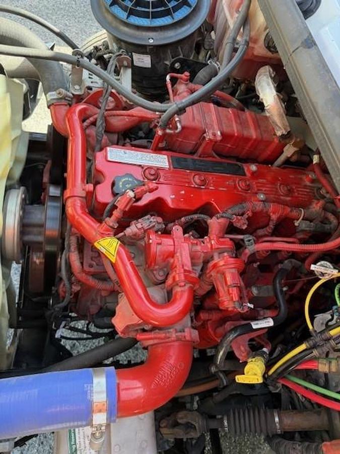 Used Elliott M87 Sign Crane on a 2022 Freightliner M2106 Reg Cab Flatbed Truck - BL0359