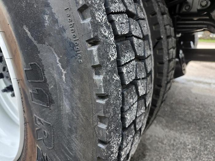 Used Altec DM47B-TR Digger Derrick on 2017 Freightliner M2-106 Flatbed Truck