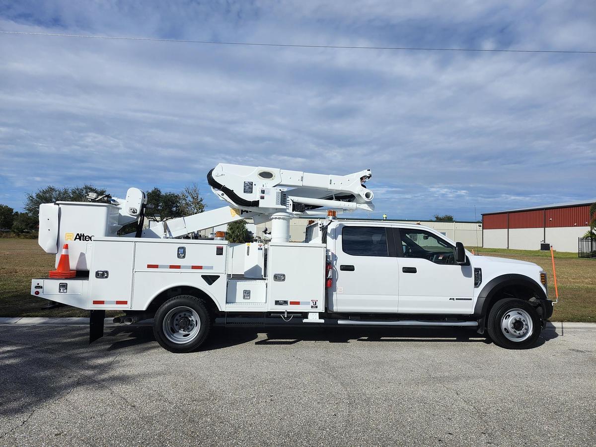 Used Altec AT41M Bucket Boom on 2019 Ford F550 4x4 Crew-Cab Bucket Truck - 96965