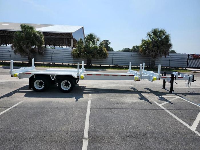 Used 2018 Butler BP3080 TA EB Extendable Pole Trailer H09385