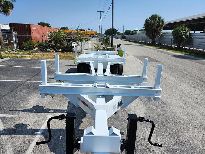 Used 2018 Butler BP3080 TA EB Extendable Pole Trailer H09385