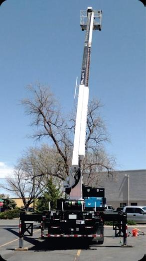 Used Altec LS63 Sign Crane on 2015 Ford F750 Super Duty Reg Cab Flatbed Truck - M20609