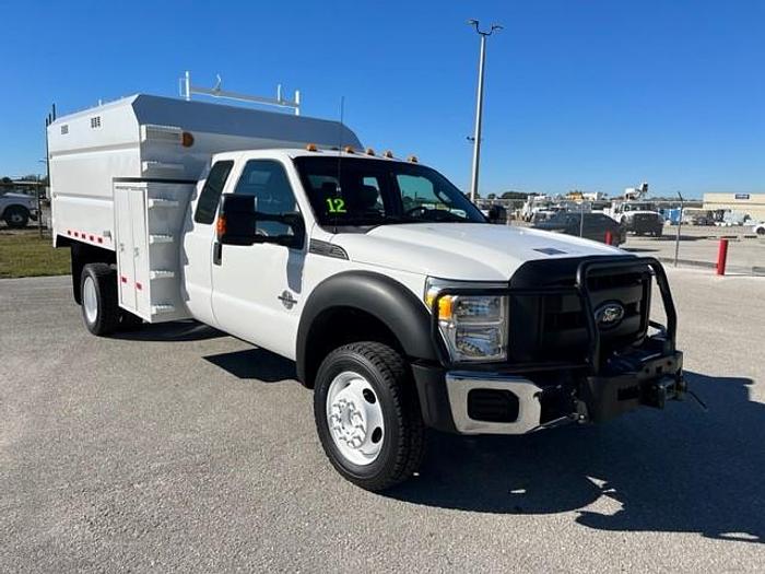 Used 2012 Ford F550 4x4 Extended Cab Chipper Dump Truck - C71881