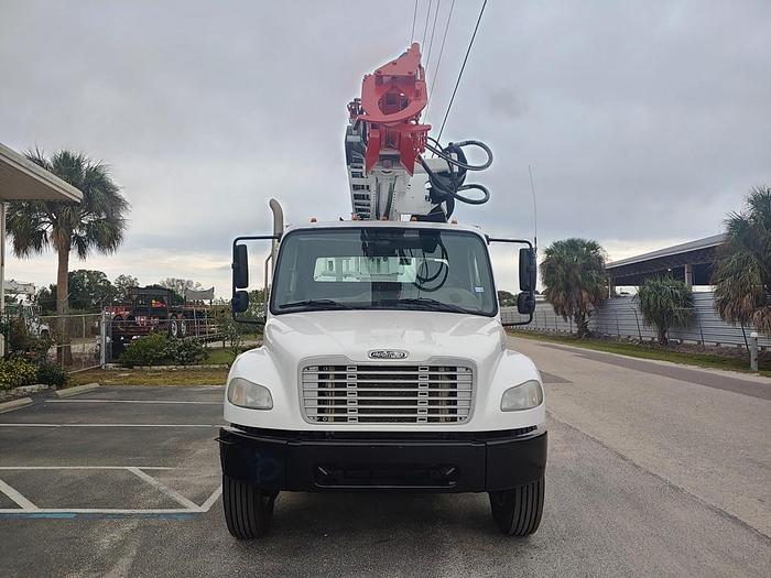 Used Altec DM47BTR Digger Derrick on 2015 Freightliner M2 106 4x4 Reg Cab Utility Truck - C1733