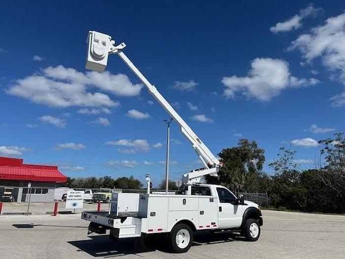 Used Altec AT200 35ft Bucket Boom on 2015 Ford F450 Reg Cab Utility Truck – C12188