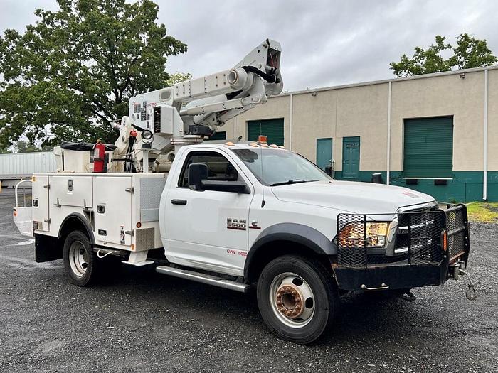 Used Altec AT36M Bucket Boom on 2015 Ram 5500 4x4 Reg Cab Utility Truck - R43598