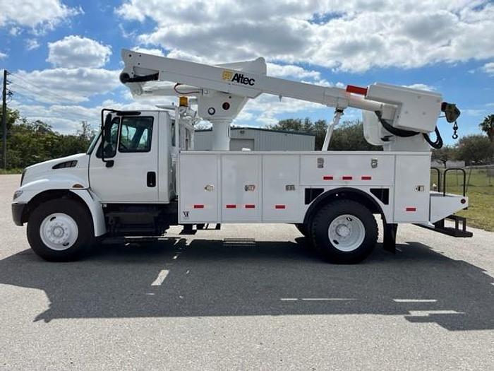 Used Altec TA41M 46ft Bucket Boom on 2014 International 4300 Reg Cab Utility Truck