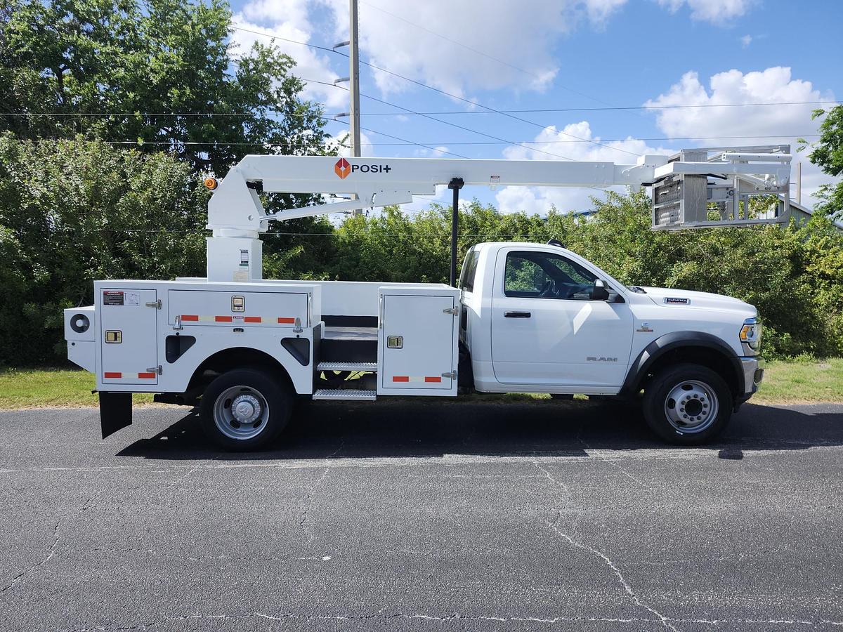 Used Posi-Plus 700-40 34 ft on 2022 Ram 5500 4x2 Cable Placer Bucket Truck - 38321