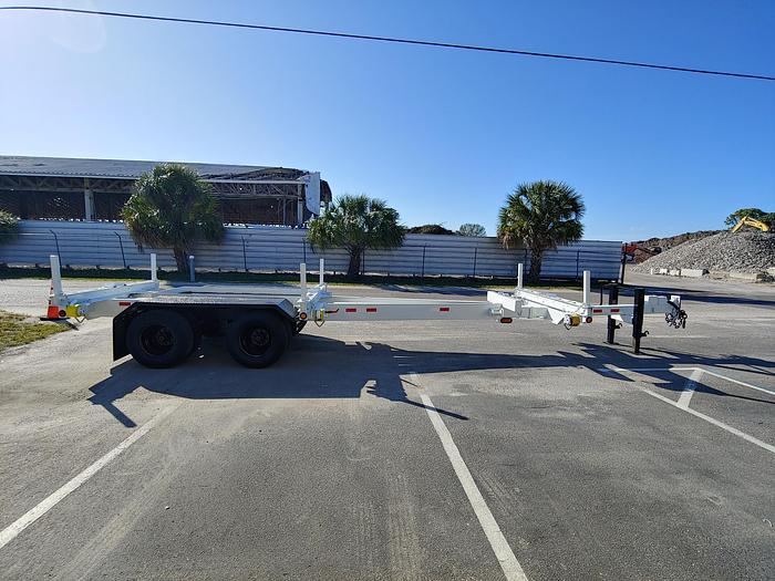 Used 2007 Butler BP2080 TA EB Extendable Pole Trailer - H03507