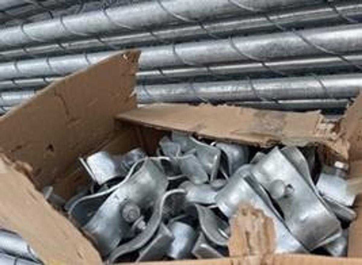 Mobile 6ft tall Galvanized Chain Link Fence 1000 ft