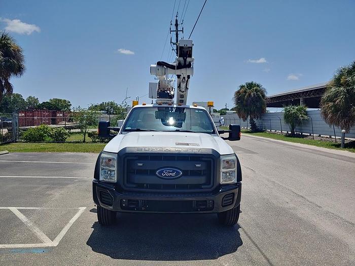 Used 2015 Ford F550 Altec AT40M, 45 ft Material Handler Bucket Truck
