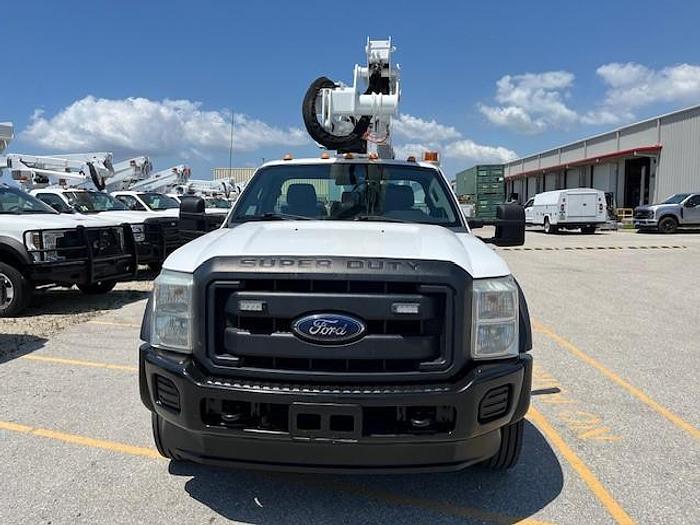 Used Altec AT37G 42ft Bucket Boom on 2016 Ford F550 Reg Cab Utility Truck - C57050