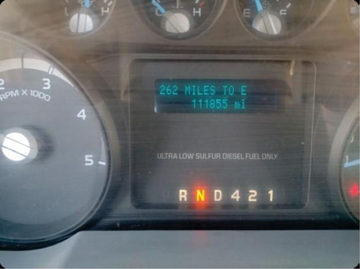 Used Altec LS63 Sign Crane on 2015 Ford F750 Super Duty Reg Cab Flatbed Truck - M20609