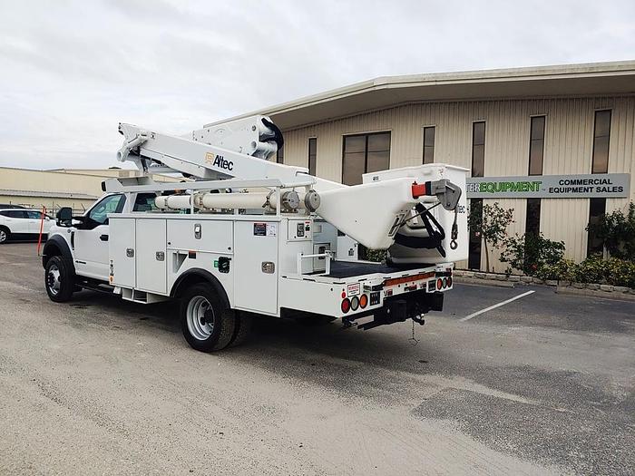 Used Altec AT41M Bucket Boom on 2018 Ford F550 4x4 Reg Cab Utility Truck - P04802