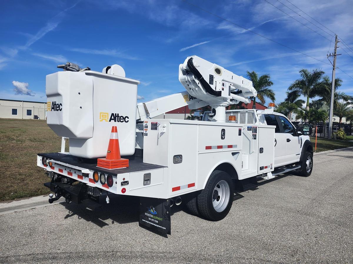 Used Altec AT41M Bucket Boom on 2019 Ford F550 4x4 Crew-Cab Bucket Truck - 96965