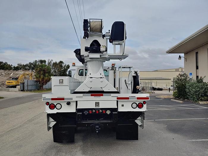 Used Altec DM47BTR Digger Derrick on 2015 Freightliner M2 106 4x4 Reg Cab Utility Truck - Y6699
