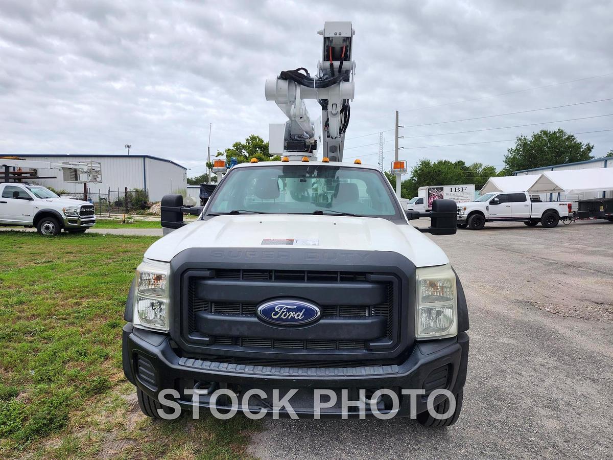 Used Altec AT40S Basket Boom on a 2014 Ford F550 Reg Cab Utility Truck - 47288
