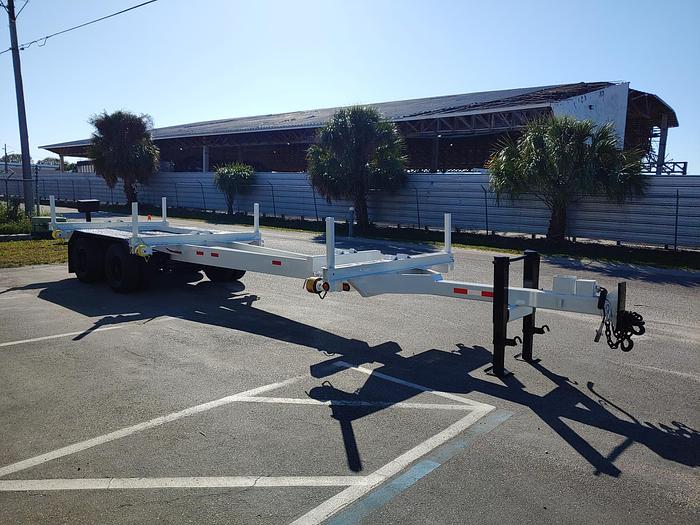 Used 2007 Butler BP2080 TA EB Extendable Pole Trailer - H03507