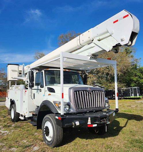 Used Terex 5TC-55 Bucket Boom on 2014 International 7300 Reg Cab Utility Truck - F92771