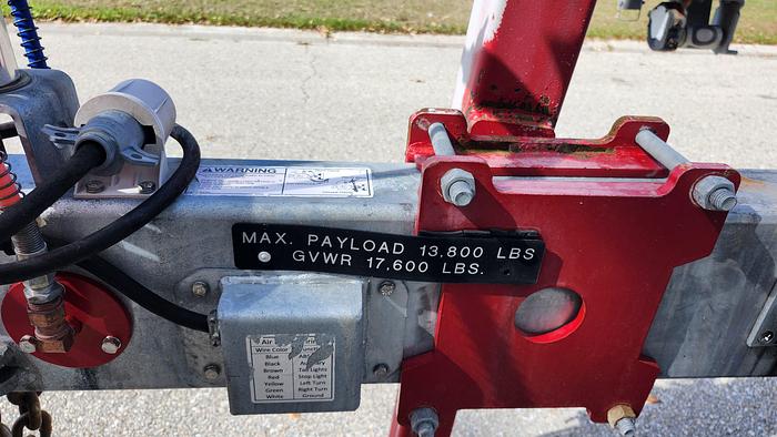 Used 2015 BROOKS BROTHERS PTB-111 17,600 lbs SA AB Extendable Pole Trailer - 74409