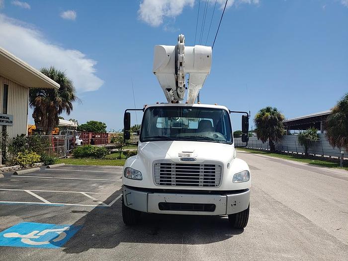 Used Altec AM55-MH, Over-Center Material Handling Bucket Truck rear mounted on 2017 Freightliner M2 106 - PF3147