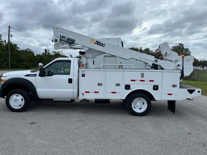 Used Altec AT40M 45ft Bucket Boom on 2012 Ford F550 4x4 Reg Cab Utility Truck - C11105