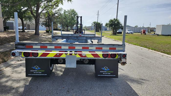 Used 2015 BROOKS BROTHERS PTB-111 17,600 lbs SA AB Extendable Pole Trailer - 74409