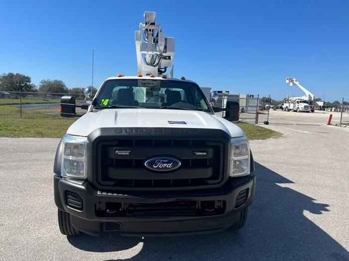Used Altec AT200A 35ft Bucket Boom on 2014 Ford F450 Reg Cab Cable Truck