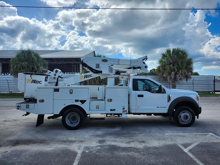 Used Altec AT41M 46ft Bucket Boom on 2018 F550 4x4 Reg Cab Utility Truck - 03899