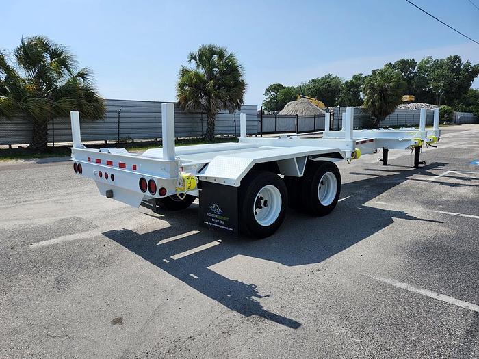 Used 2018 Butler BP3080 TA EB Extendable Pole Trailer H09385