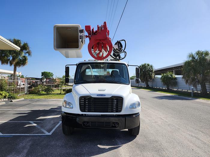 Used Altec DM47-BTR Digger Derrick on 2014 Freightliner M2 106 Reg Cab Utility Truck - L7387