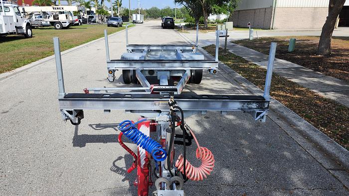 Used 2015 BROOKS BROTHERS PTB-111 17,600 lbs SA AB Extendable Pole Trailer - 74409