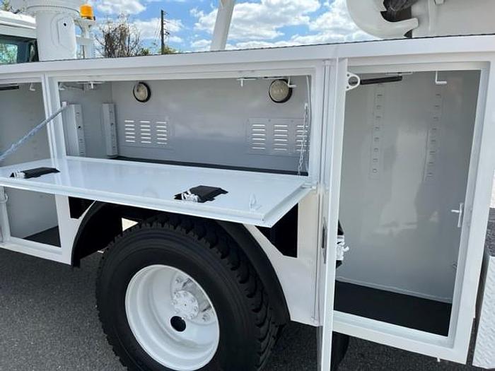 Used Altec TA41M 46ft Bucket Boom on 2014 International 4300 Reg Cab Utility Truck