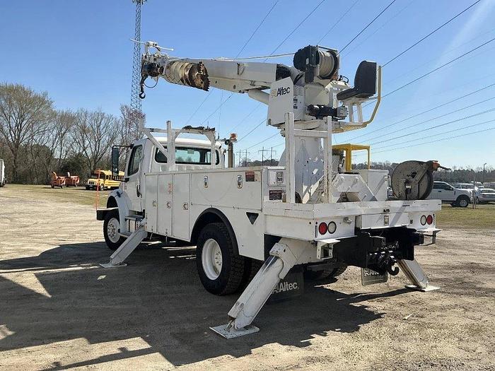 Used Altec DM47B-TR Digger Derrick on 2016 Freightliner M2-106 4x4 Reg Cab Utility Truck - B3787