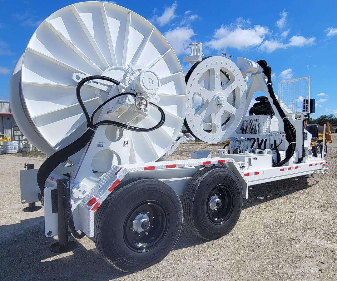 Used 2010 TSE PTV100-72 72in Bullwheel V-Groove Puller Tensioner - M68073