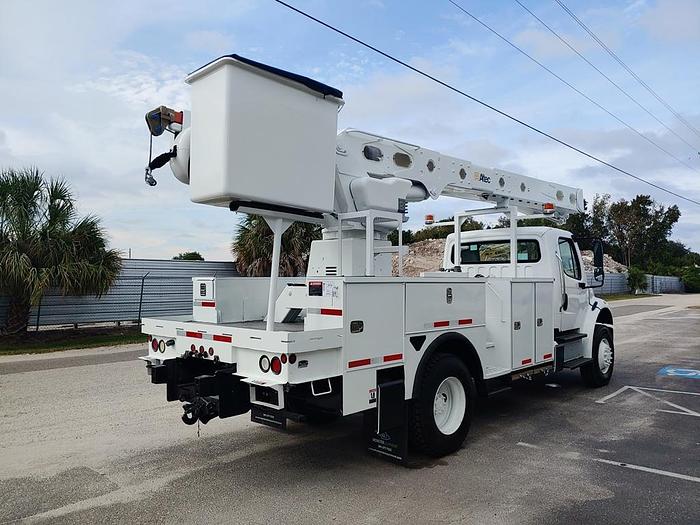Used Altec AM55-MH Over Center Bucket Boom on 2014 Freightliner M2 106 4x4 Utility Truck - W9313
